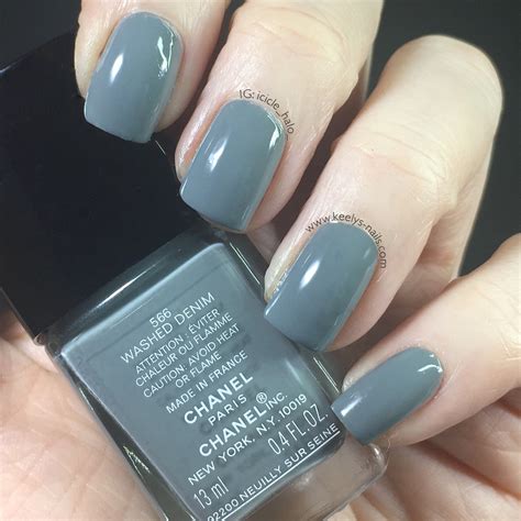 washed denim chanel nail polish|Chanel nail polish cost.